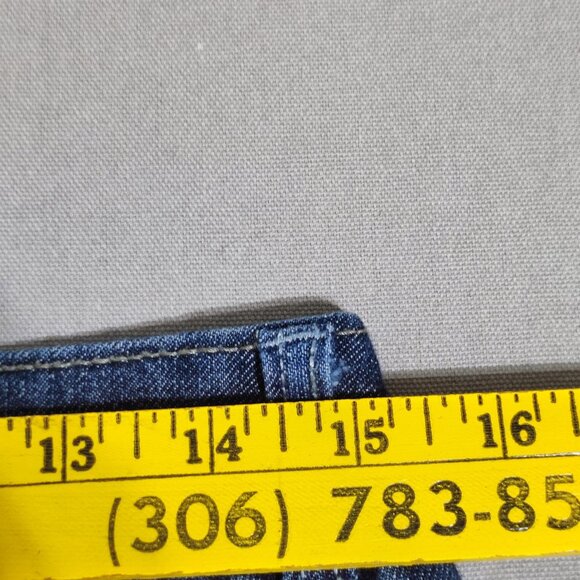 Seductions FD jeans skinny straight women's junior size 11 blue low-rise - Picture 9 of 13